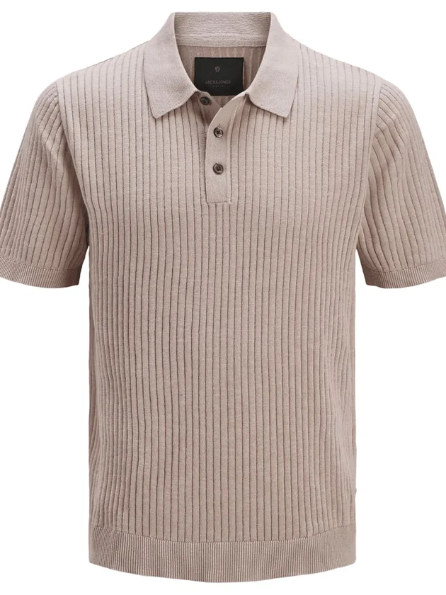 Knit Structure Polo SS
