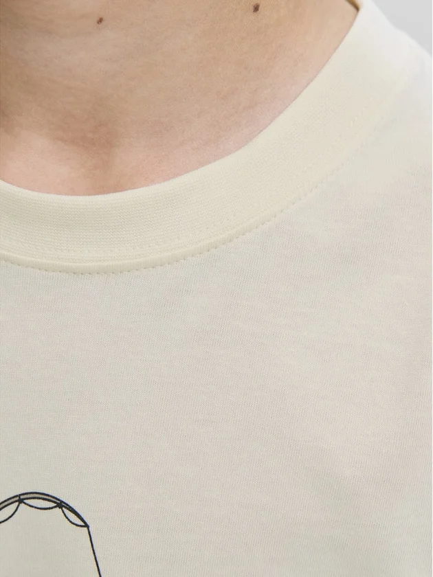 Jorskull Nature Tee Ss Crew Neck Sn