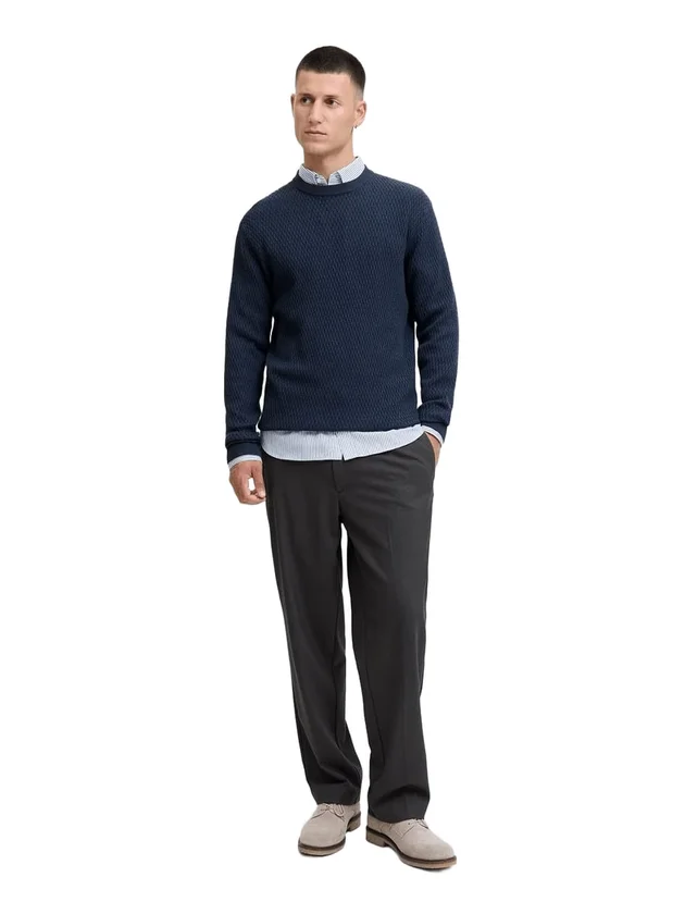 Blareagan Knit Crew Neck