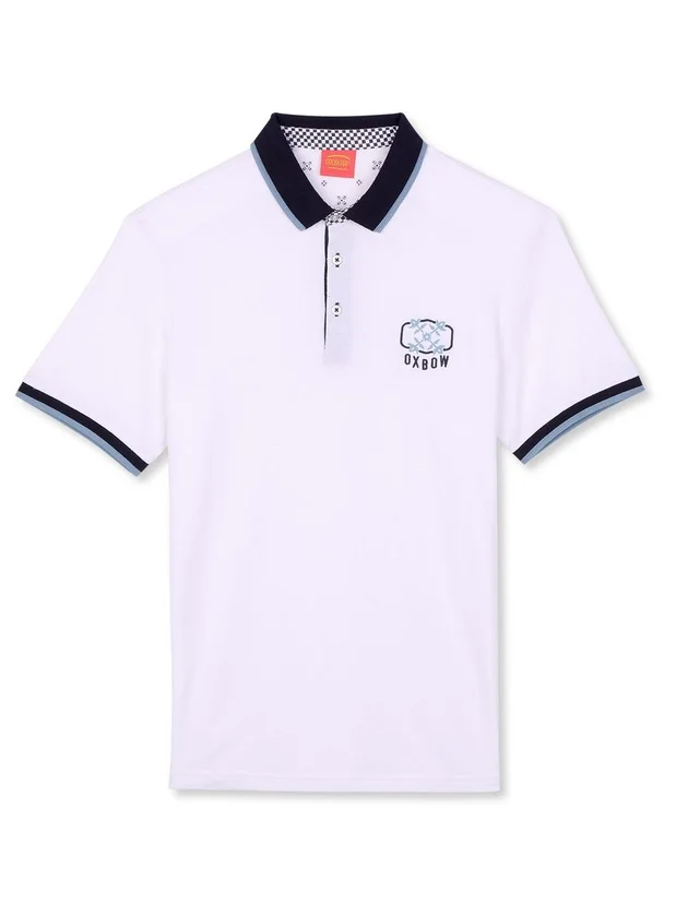 Polo Manches Courtes Col Chemise