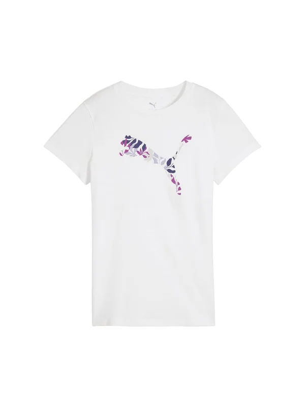 Graphics Floral Cat Logo Tee