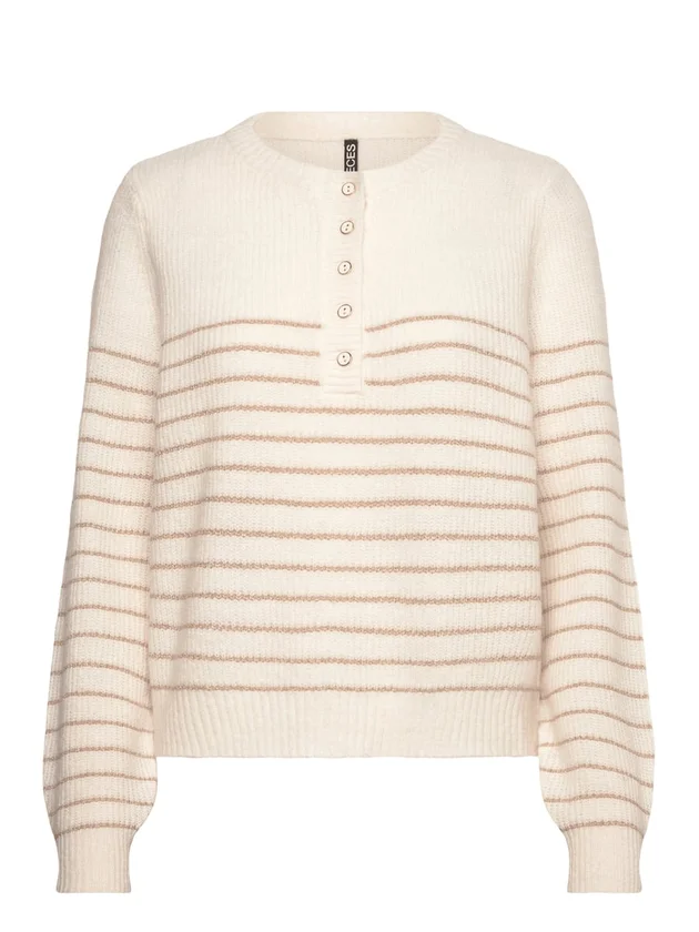 Pcjibe Ls O Neck Knit Fc