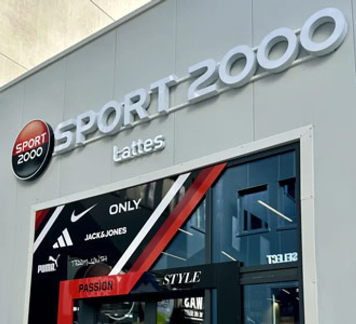 Extérieur du magasin SPORT 2000 MONTPELLIER LATTES
