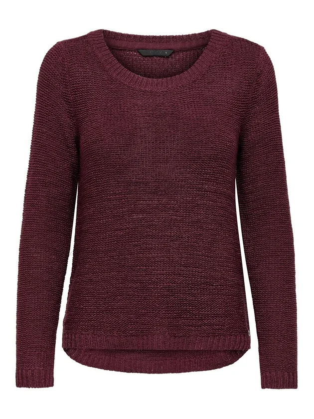 Geena Xo L S Pullover Knt Noos