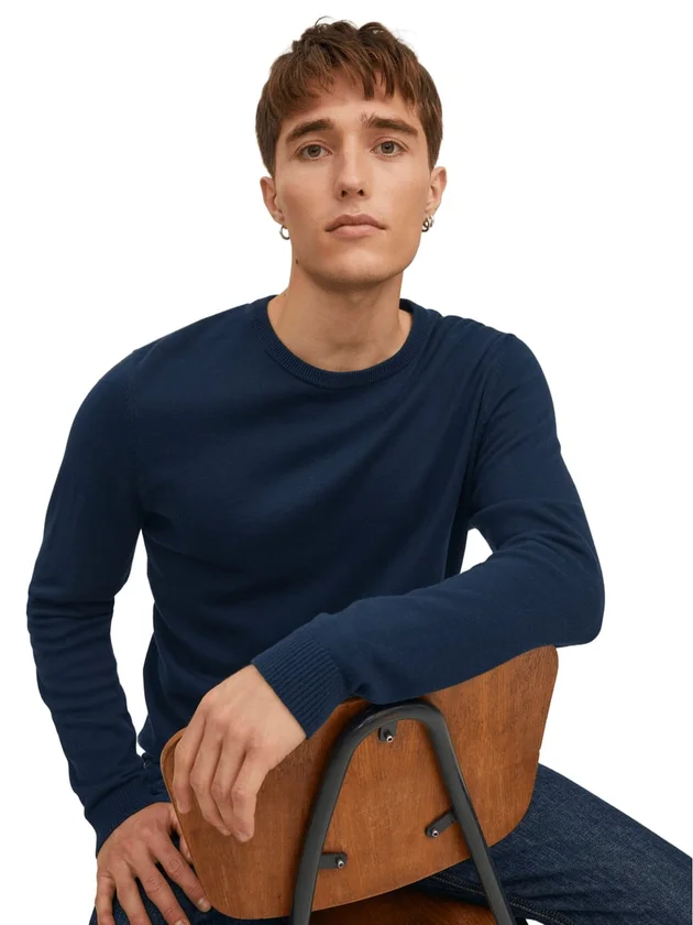 Jjebasic Knit Crew Neck Noos
