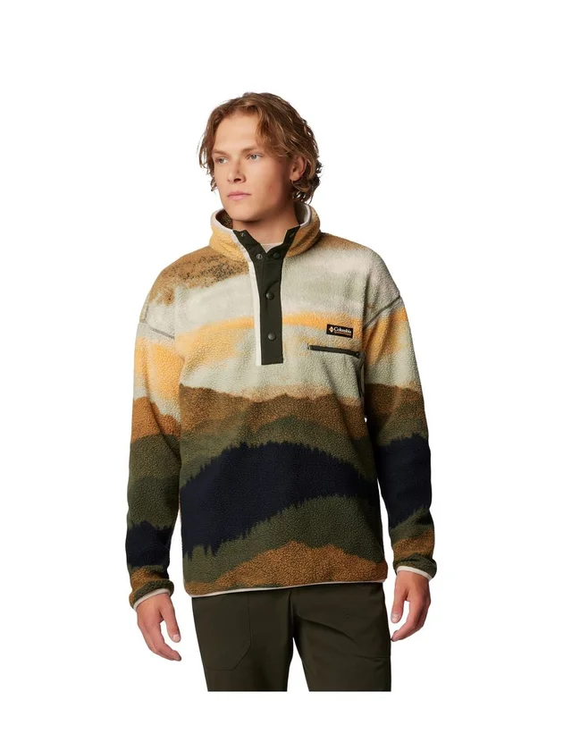 Helvetia II Printed Half Snap Fleece