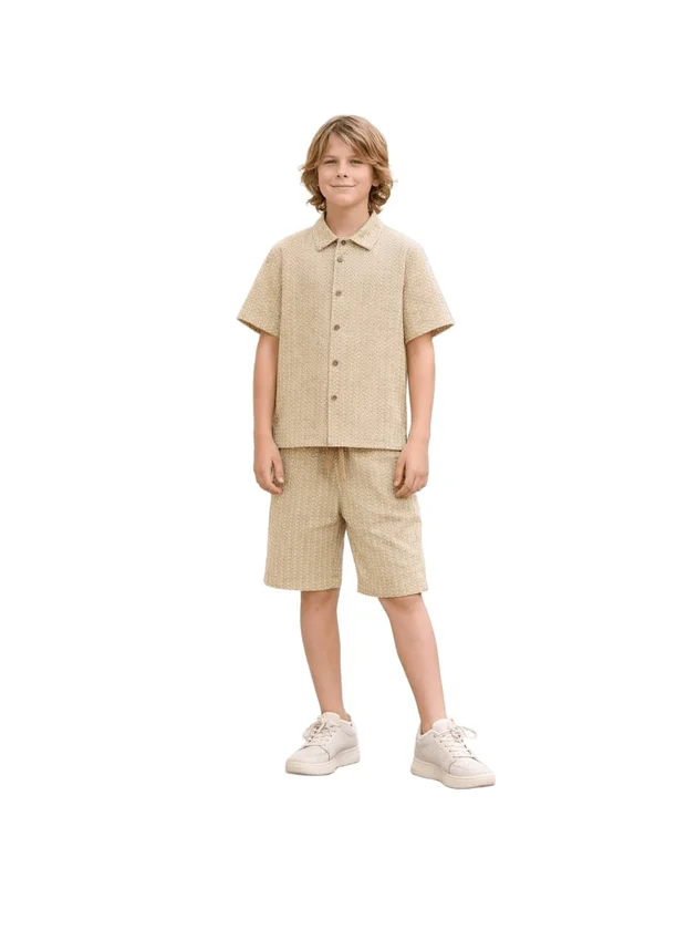 Set Jacquard Ss Polo Cot Poly Fancy Jacquard 180