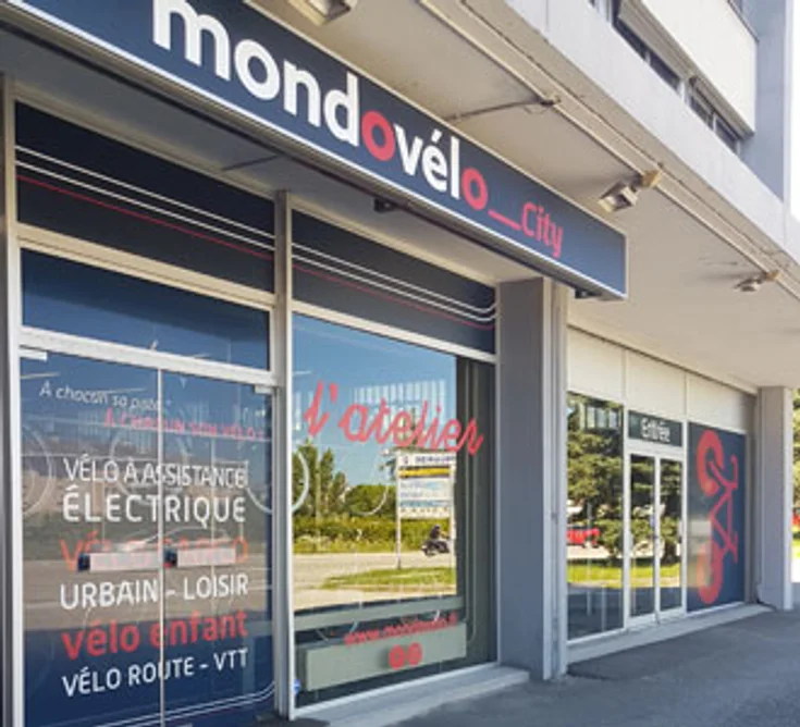 Extérieur du magasin MONDOVELO CITY ANNECY SEYNOD