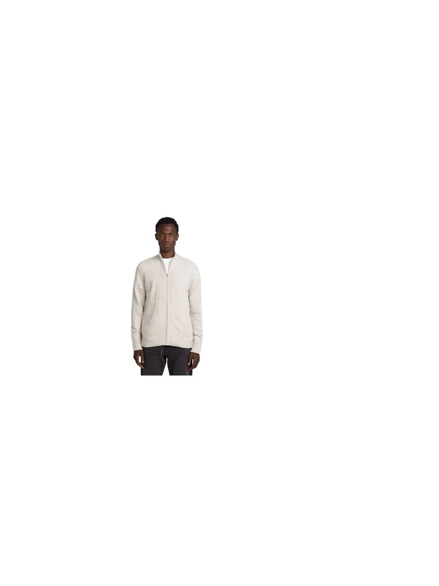 3D Biker Full Zip Knit