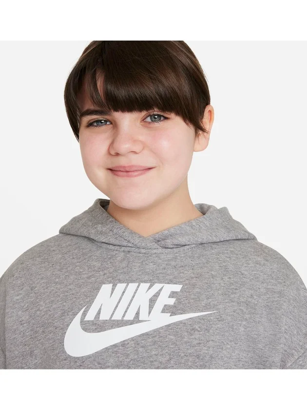 Club Ft Crop Hoodie Hbr