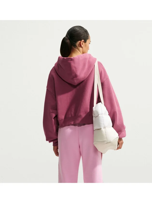 NSW Studio Fleece Midweight Oversized Cropped Full Zip
