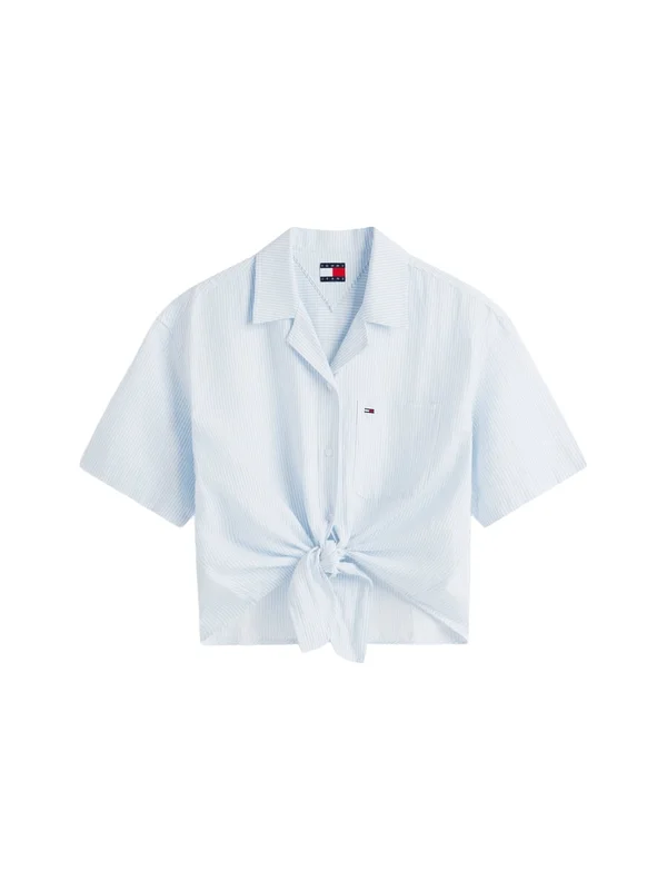 Tie Front Linen Shirt