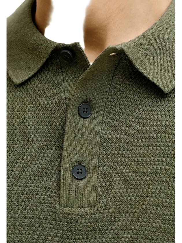 JJEGEORGE Knit Polo SS SN