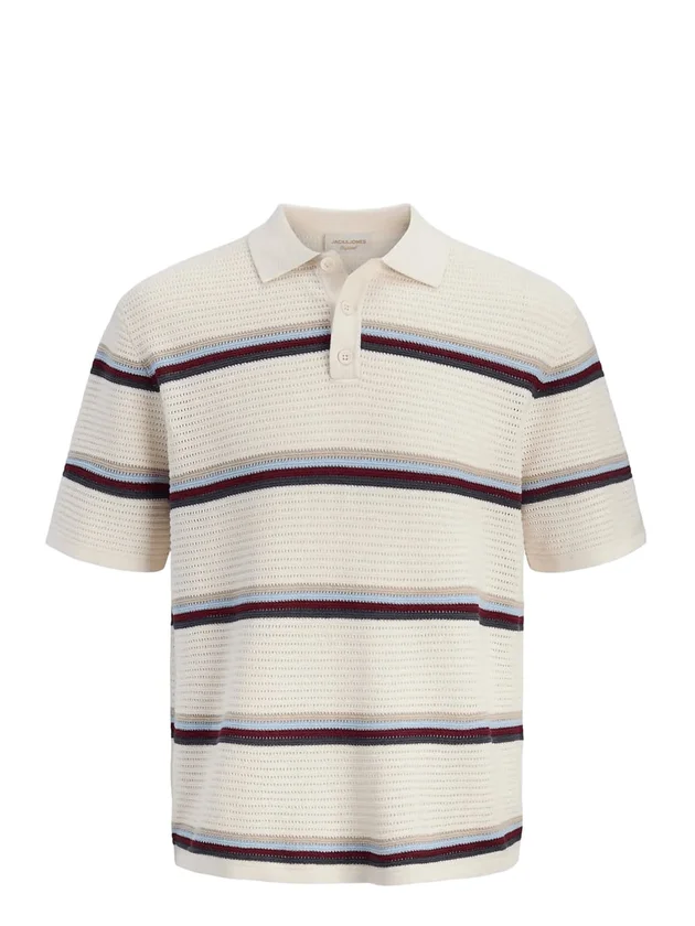 Jormaine Knit Stripe Polo Sn