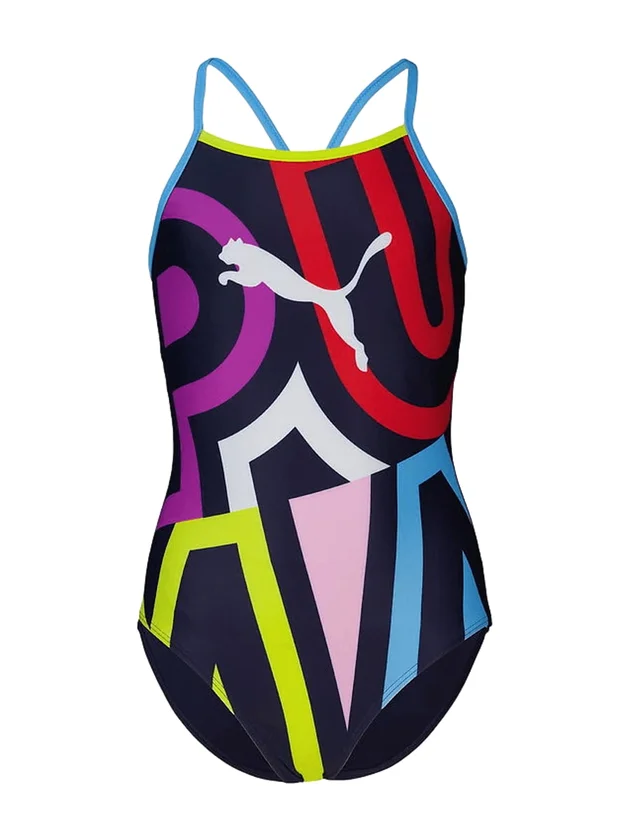 Placed Print Swimsuit 1P
