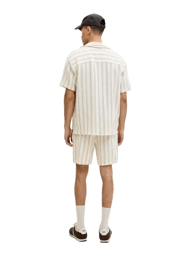 Jaiden Coba Stripe Jog Shorts Reg Ln