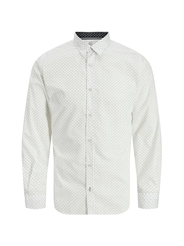 Jjmatheo Print Detail Shirt L S