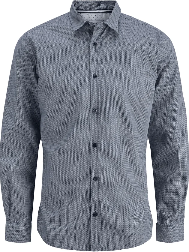 Jjmatheo Print Detail Shirt L S