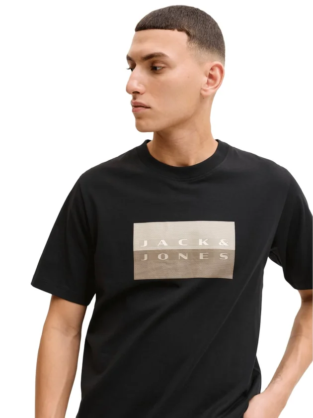 Jcofusion Dots Print Tee Ss Crew Sn