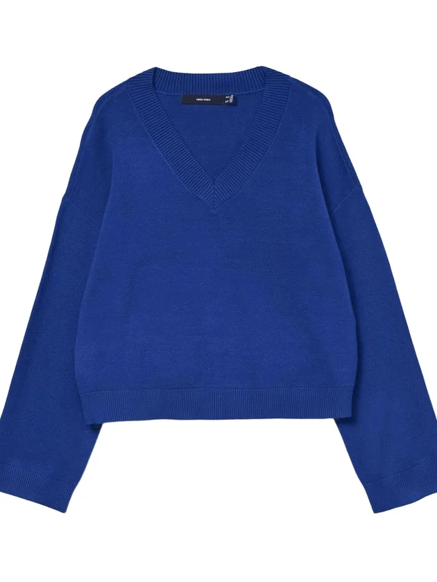 Vmgold Art LS V Neck Pullover
