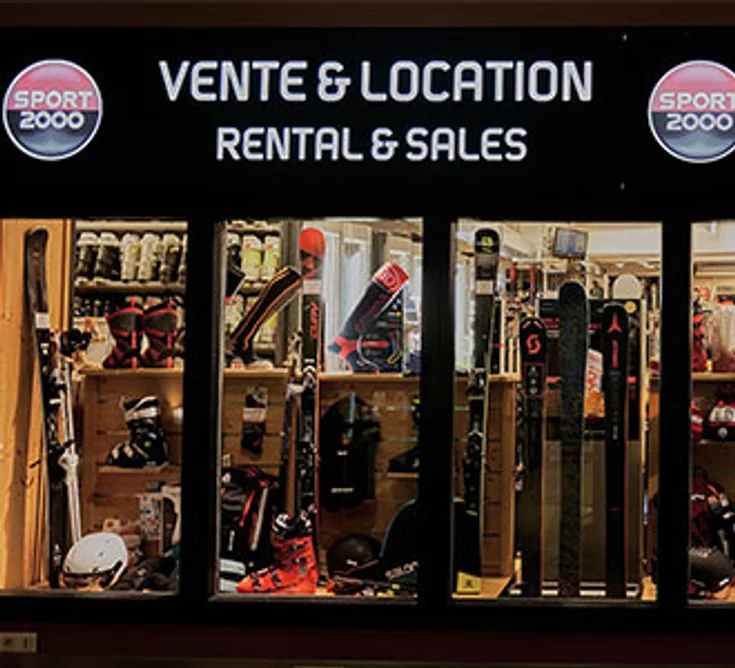 Extérieur du magasin SPORT 2000 VAL THORENS ESKIADOR