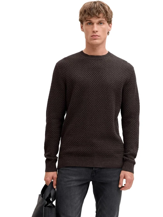 Barkley Knit Crew Neck Ch Ln