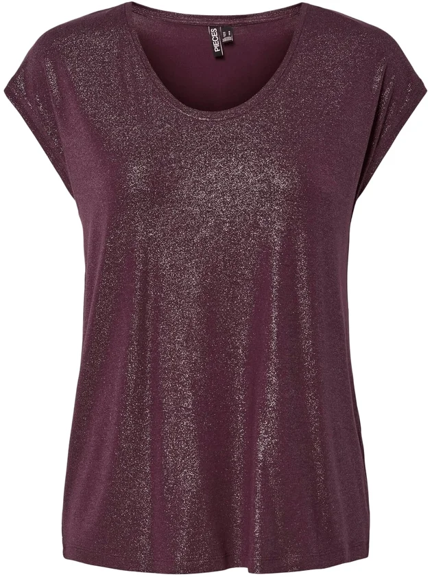 Pcalice Ss Glitter Tee