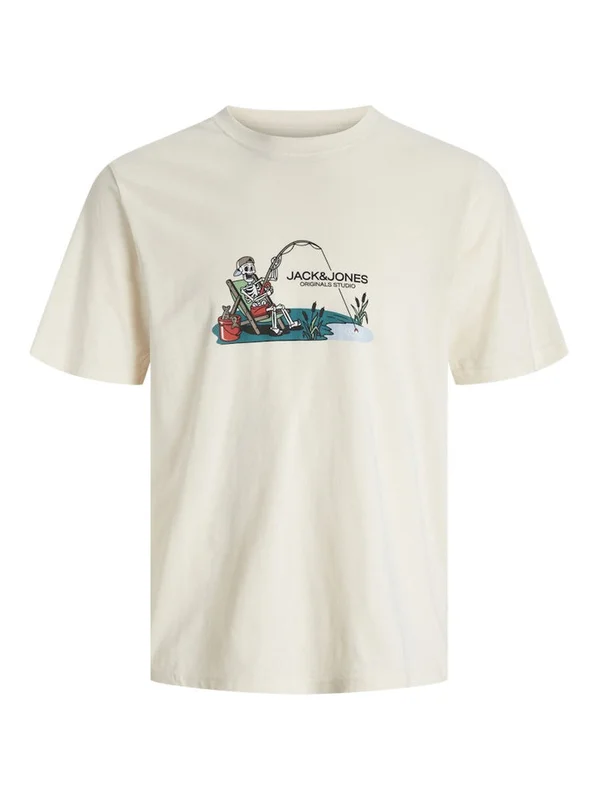 Jorskull Nature Tee Ss Crew Neck Sn