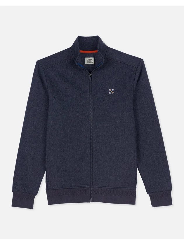 Sweat Zippé Col Rond