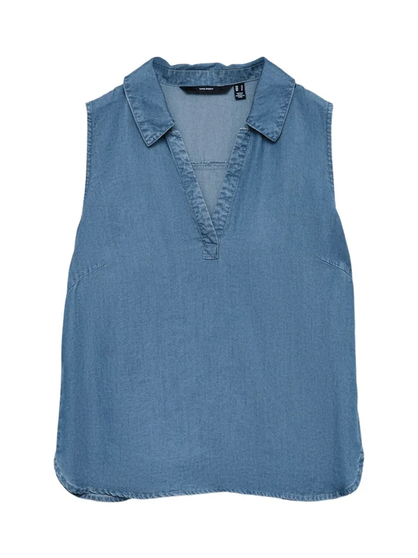 Harper Sl Collar Short Tencel Top