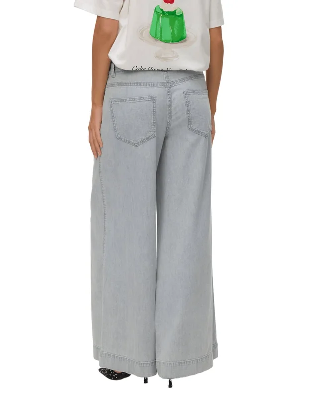 Wide Palazzo Jeans Mix