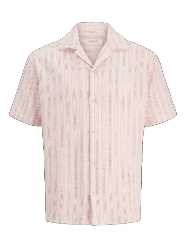 Jjecoba Stripe Resort Shirt Ss Sn