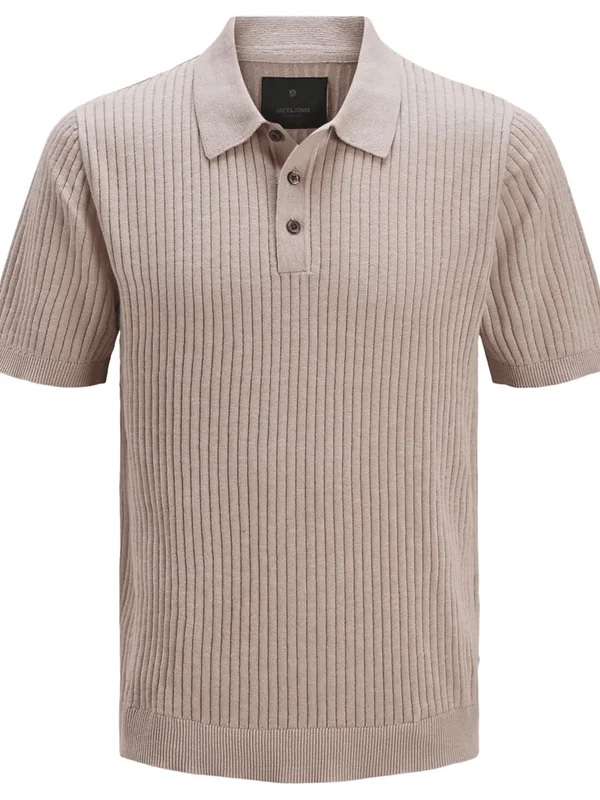 Knit Structure Polo SS