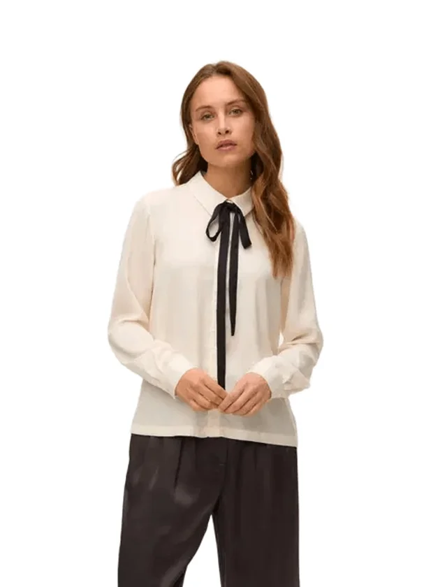 Gretchen LS Shirt Wvn Btq Ga