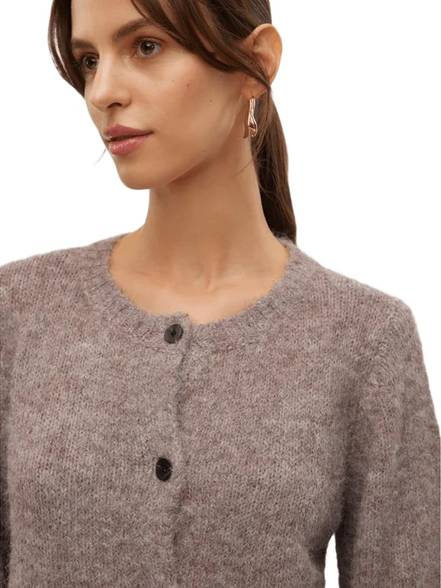 Novah Ls O Neck Button Cardi Ga Noos