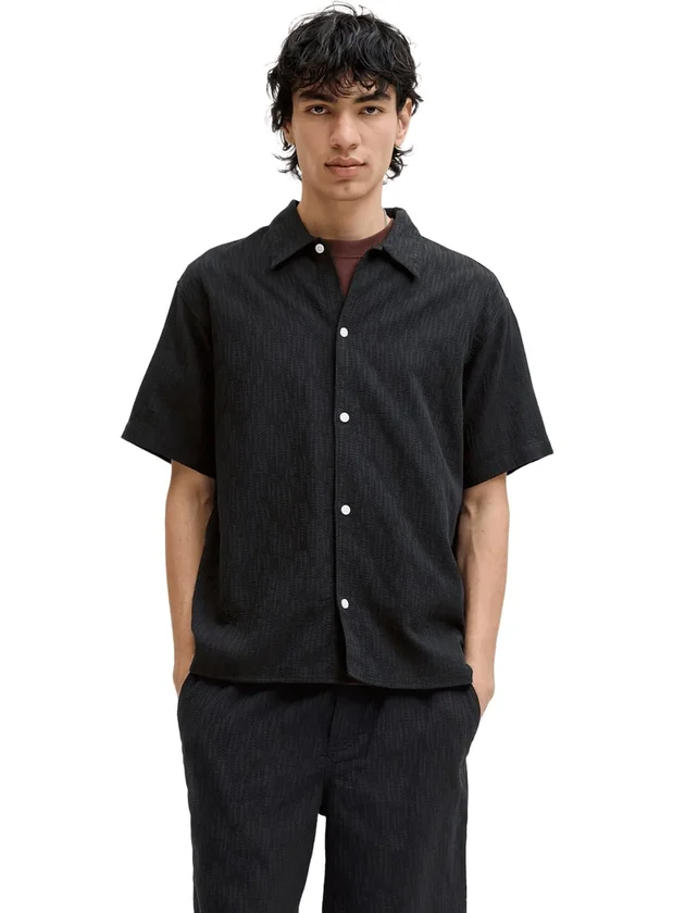 Jormontauk Wavy Texture Shirt SS SN