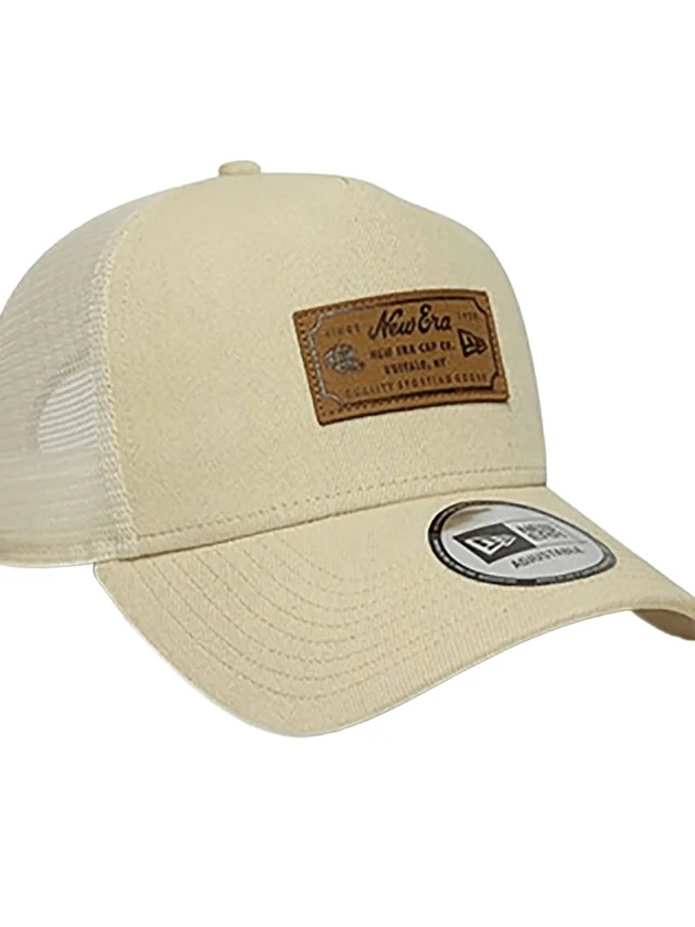 Denim Leather Patch Trucker Cam