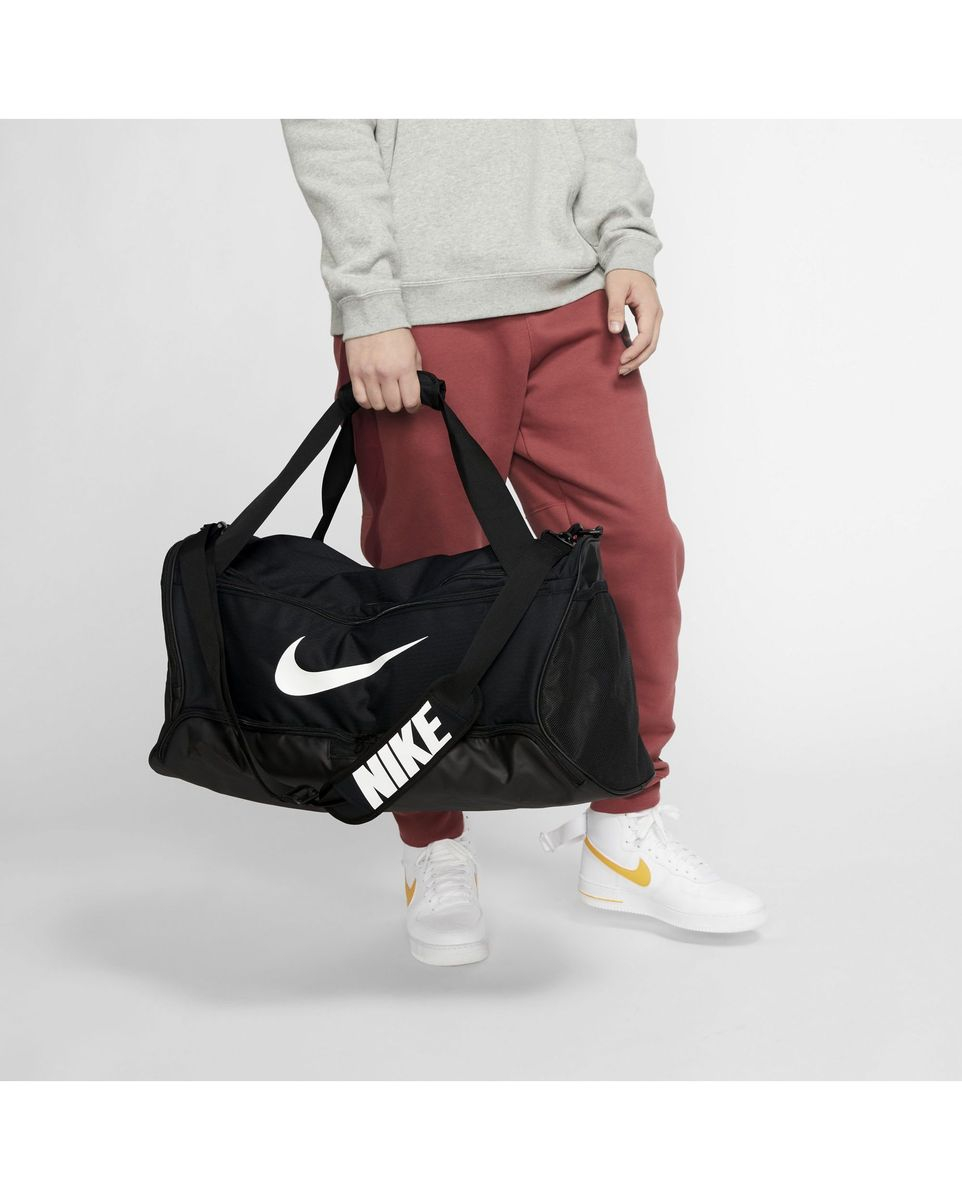 Sac de Sport Mixte Nike Duff Noir/Blanc Taille Unique