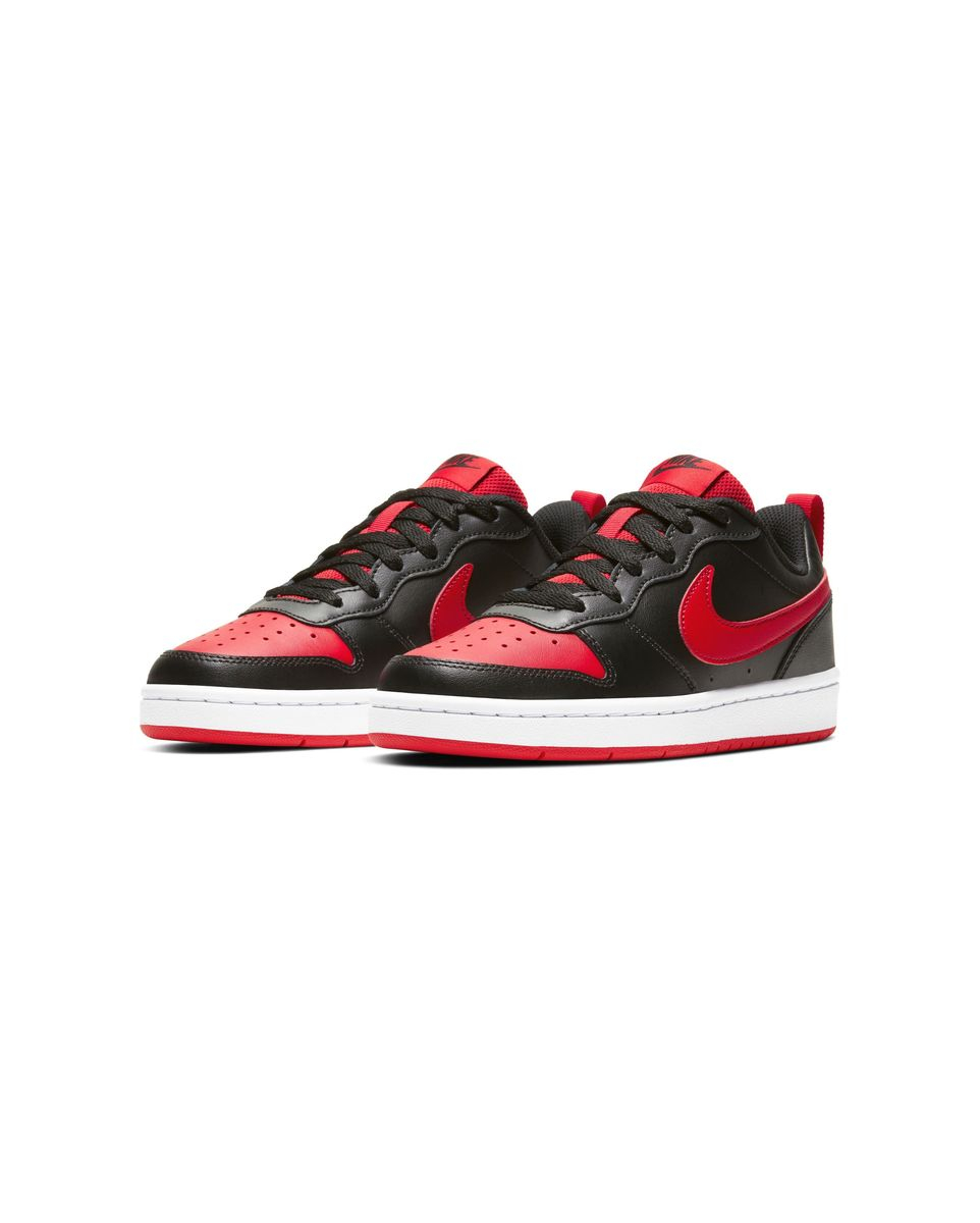 Nike Court Borough Low 2 Gs Chaussures Mode Enfant Rouge Sport 00