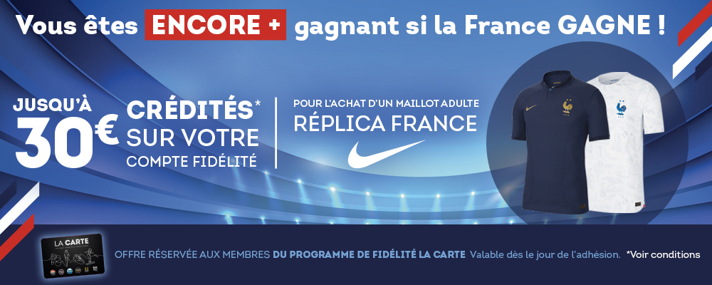 Offre fidelite Maillot Nike Football France