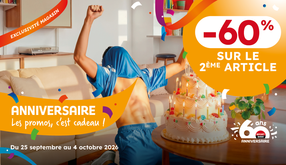 -60% sur le 2ème article