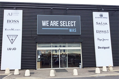 Extérieur d'un magasin WAS We Are Select