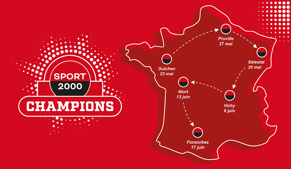 Venez à la découverte des sports lors de nos événements SPORT 2000 CHAMPIONS !