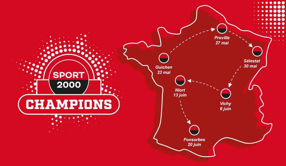 Venez à la découverte des sports lors de nos événements SPORT 2000 CHAMPIONS !
