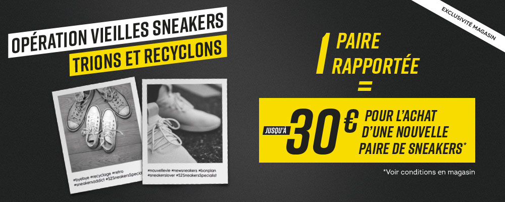 Opération Vieilles Sneakers avec S2 Sneakers Specialist