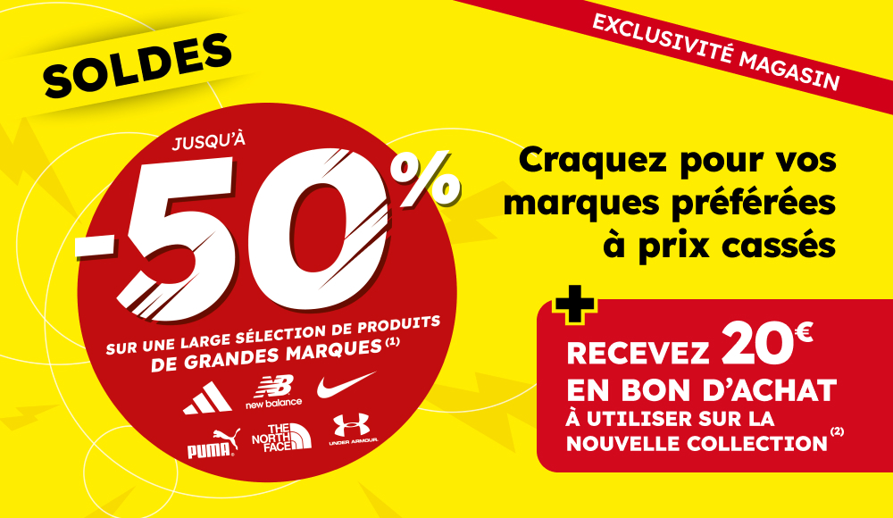 SOLDES : Craquez pour vos marques préférées à prix cassés