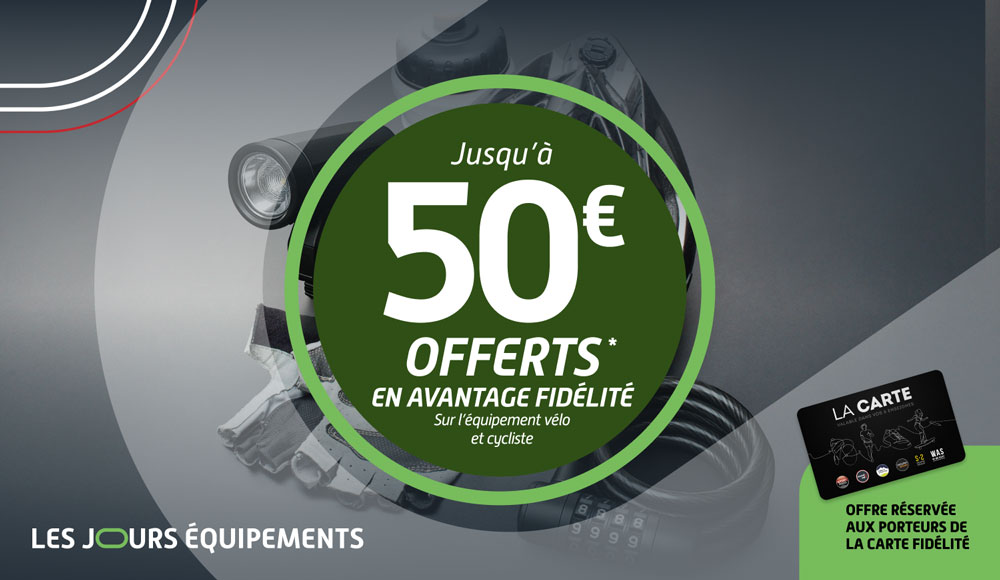 Jours équipement vélo et cycliste