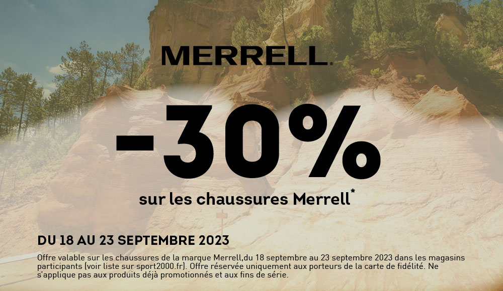 FONCEZ VERS SELECTION DE CHAUSSURES MERRELL ! 