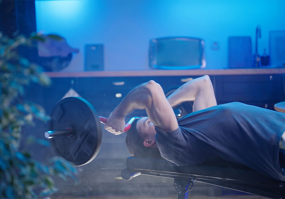 Barre au front (skull crushers)