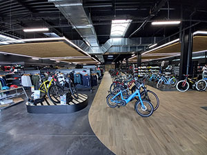 Intérieur d'un magasin Mondovélo